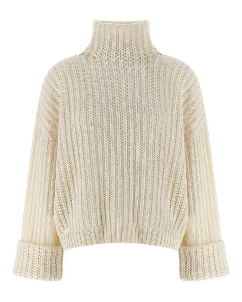 Brunello Cucinelli Rundhalspullover - Weiß Weiß