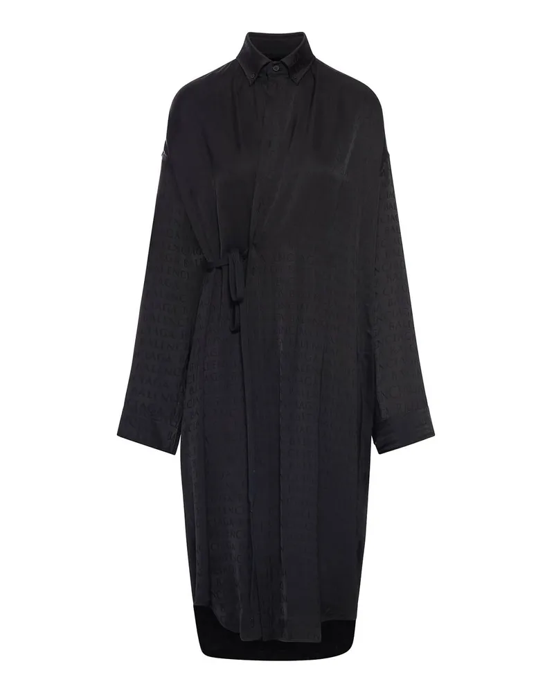 Balenciaga Knielanges Kleid - Schwarz Schwarz