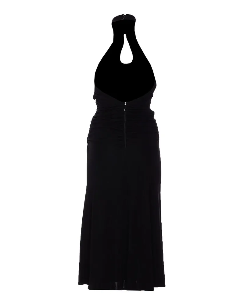 Elisabetta Franchi Knielanges Kleid - Schwarz Schwarz