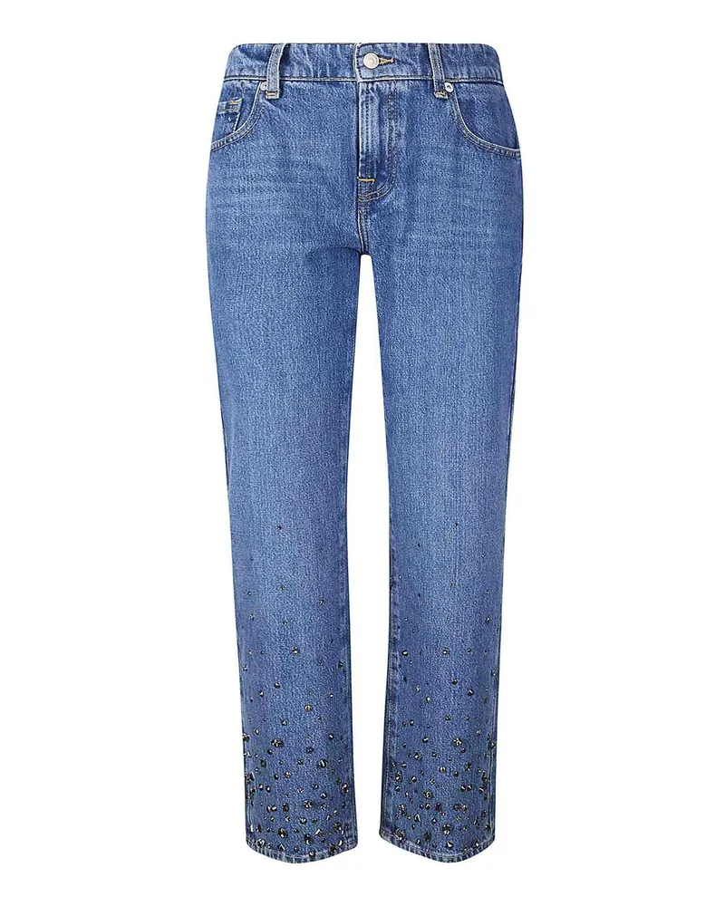 7 for all mankind Straight Leg Jeans - Blau Blau