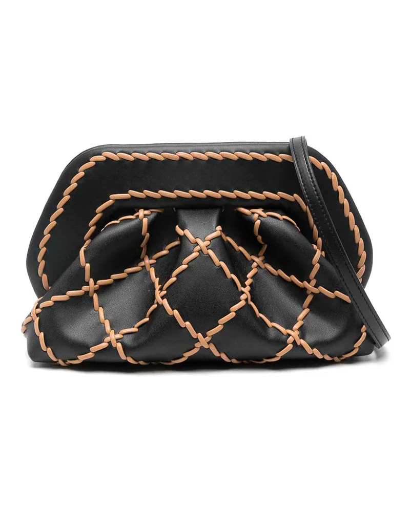 THEMOIRÈ Clutch - Schwarz Schwarz