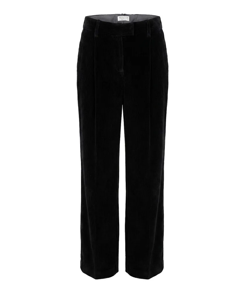 Brunello Cucinelli Casual Hose - Schwarz Schwarz