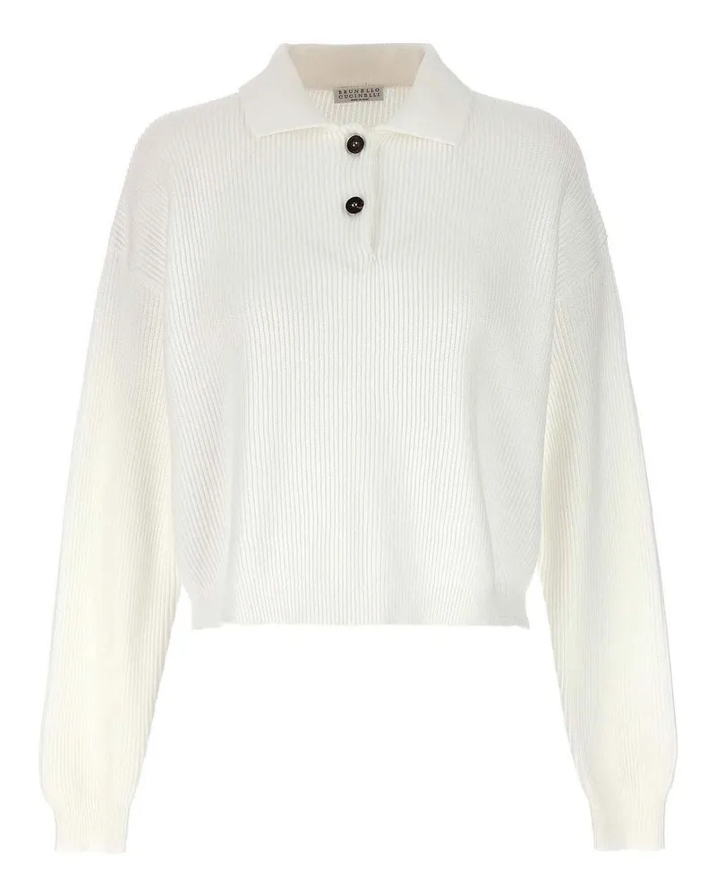 Brunello Cucinelli Cardigan - Weiß Weiß