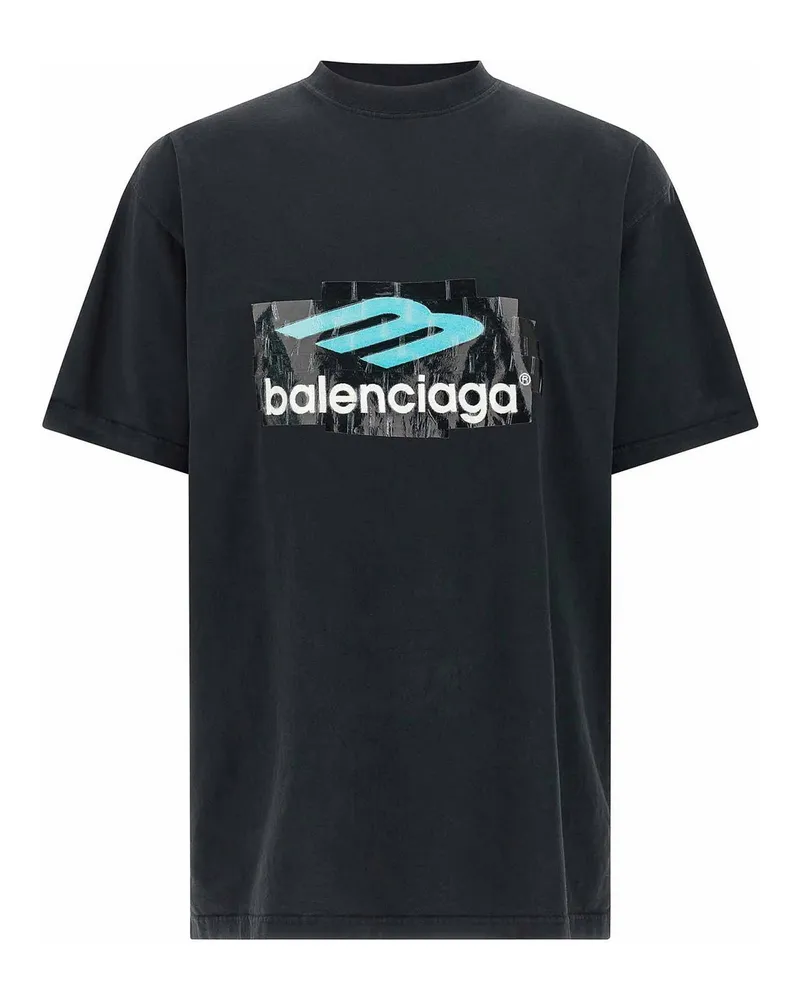 Balenciaga T-Shirt - Schwarz Schwarz