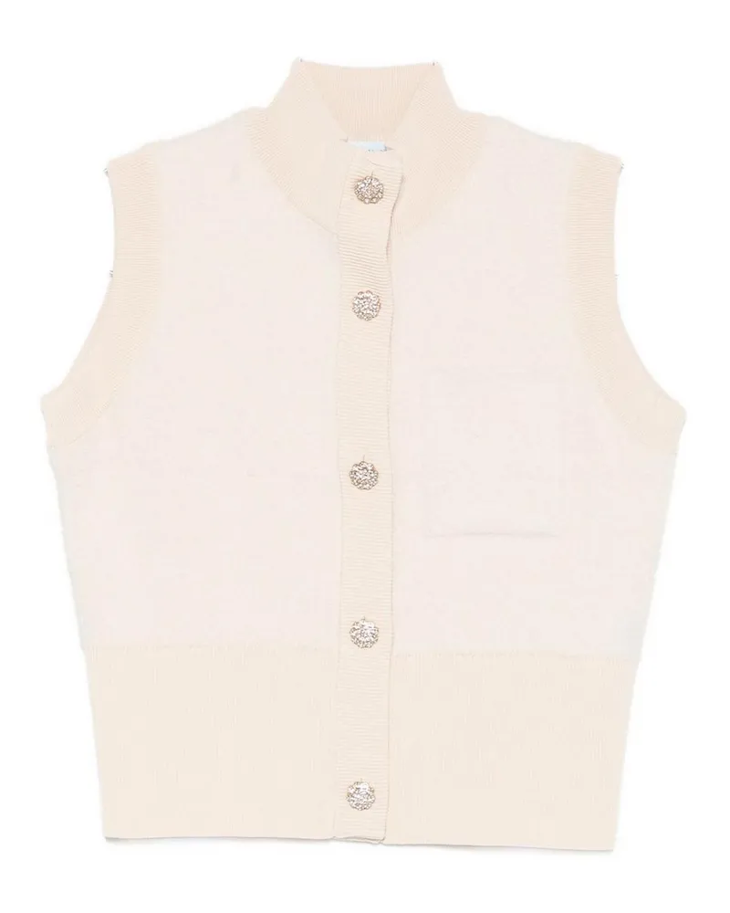 Blumarine Weste - Creme Creme