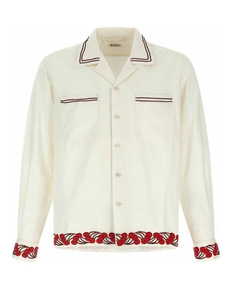 BODE Hemd - Weiß Weiß