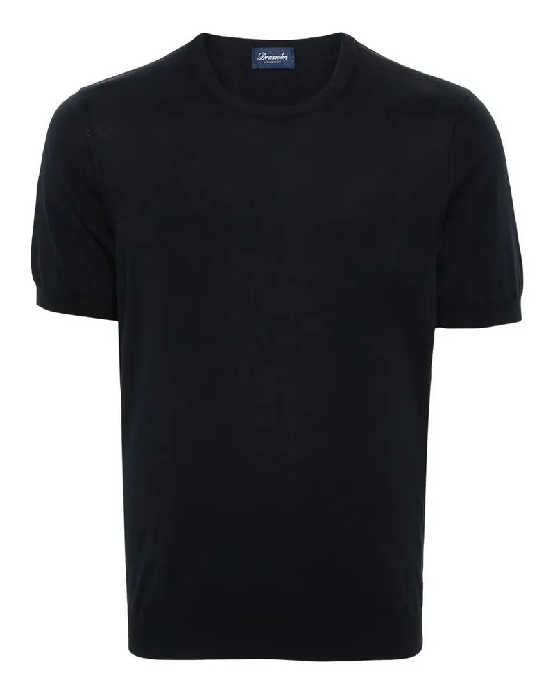 Drumohr  T-Shirt - Dunkelblau Dunkelblau