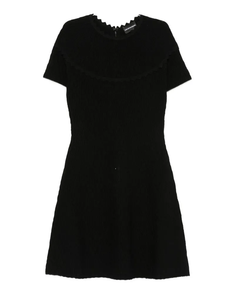 Emporio Armani Kurzes Kleid - Schwarz Schwarz