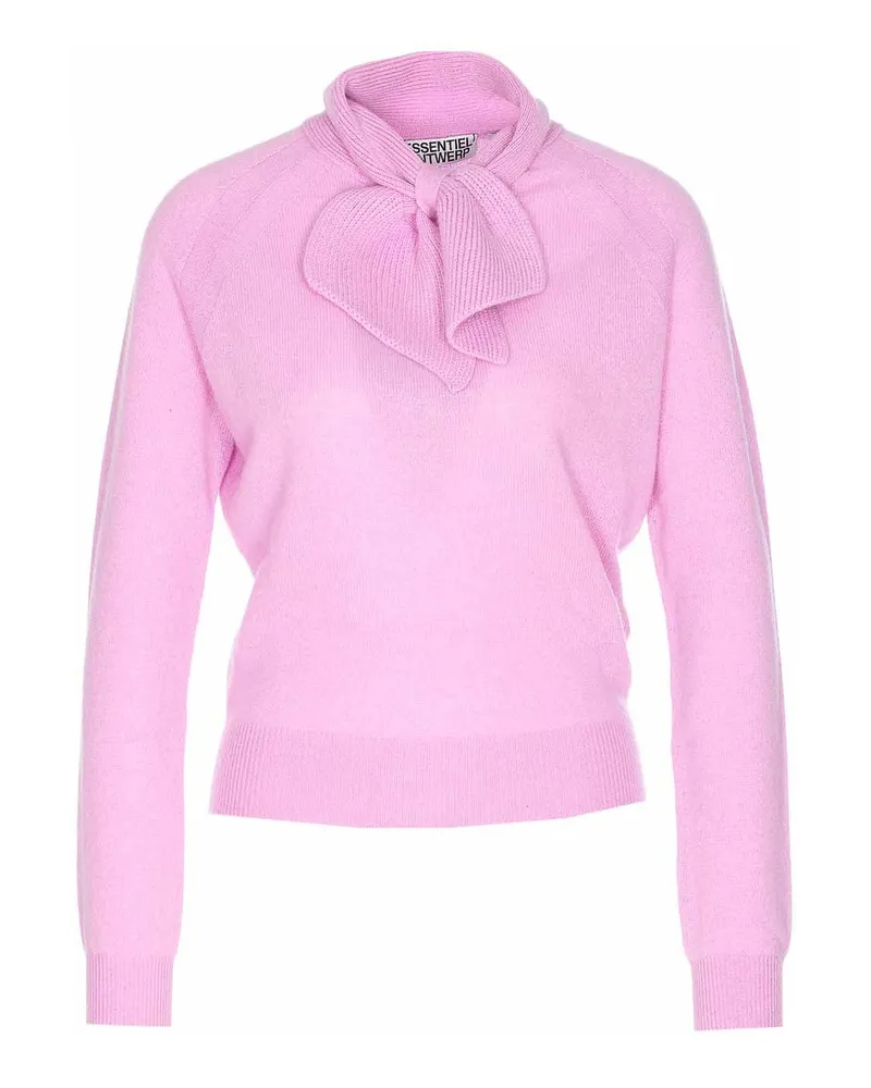 Essentiel Rundhalspullover - Lila Lila