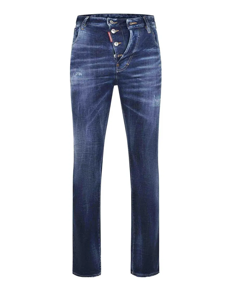 Dsquared2 Straight Leg Jeans - Blau Blau