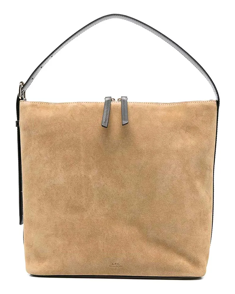 A.P.C. A. P.C. Schultertasche - Beige Beige