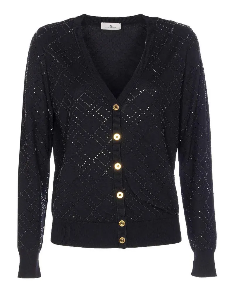 Elisabetta Franchi Cardigan - Schwarz Schwarz