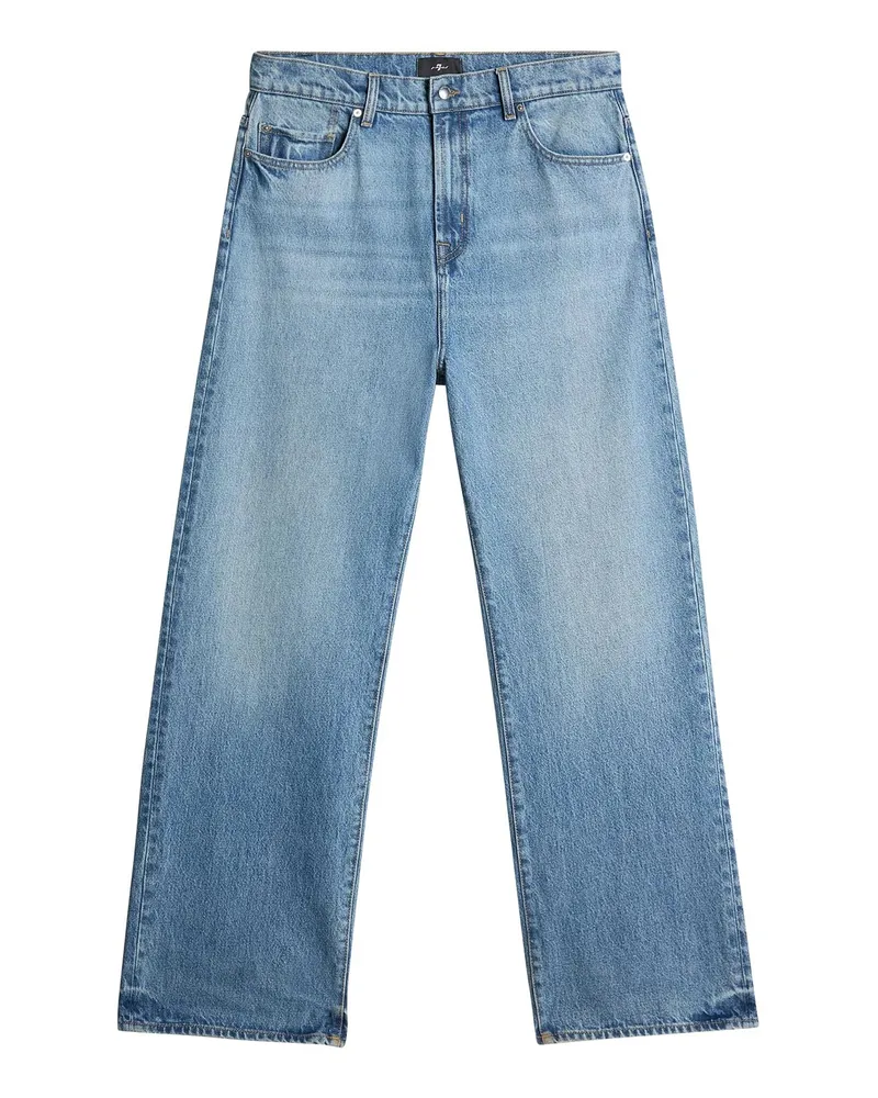 7 for all mankind Straight Leg Jeans - Blau Blau