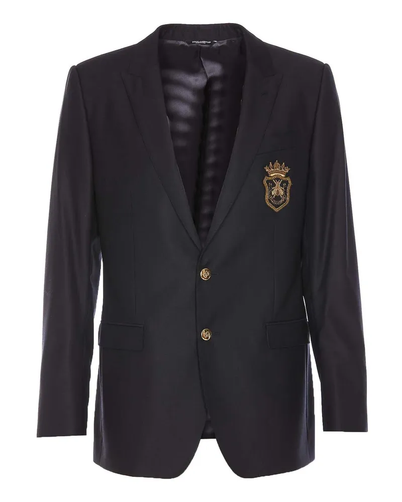 Dolce & Gabbana Casualjacke - Blau Schwarz