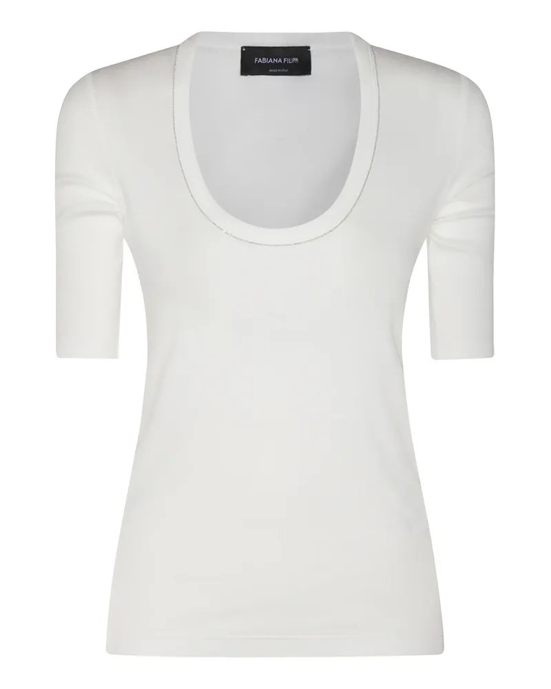Fabiana Filippi T-Shirt - Weiß Weiß