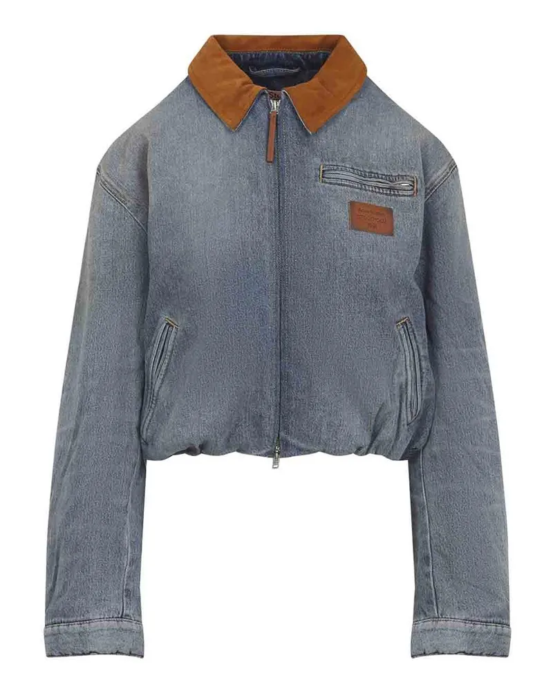 Acne Studios Casualjacke - Dunkles Jeansblau Dunkles