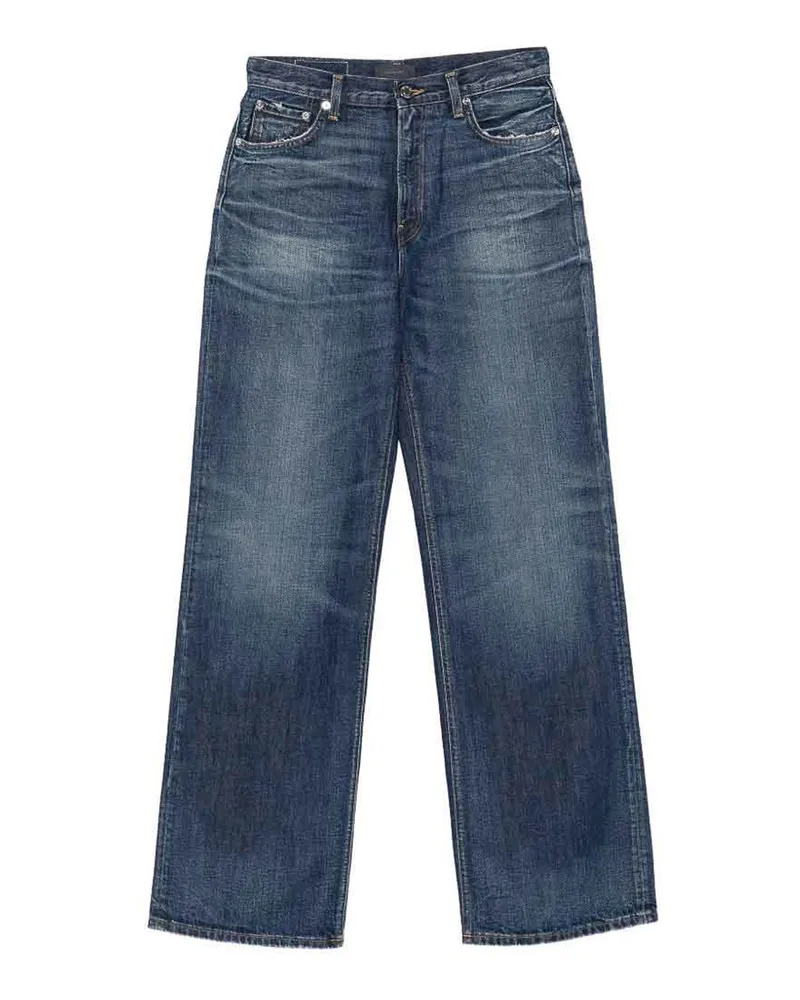 Haikure Straight Leg Jeans - Blau Blau