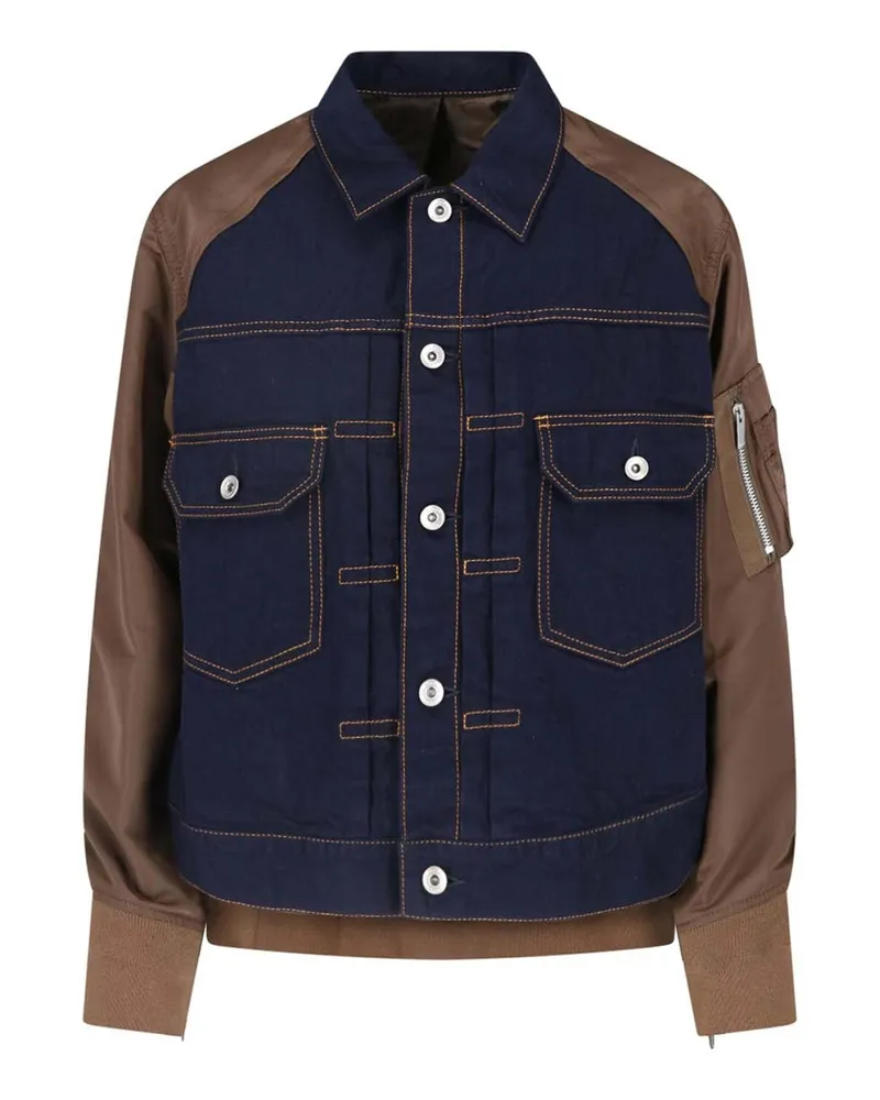 Sacai Blazer - Blau Blau