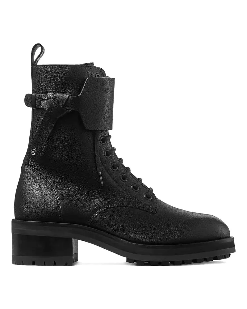 Jimmy Choo Stiefel - Beige Schwarz