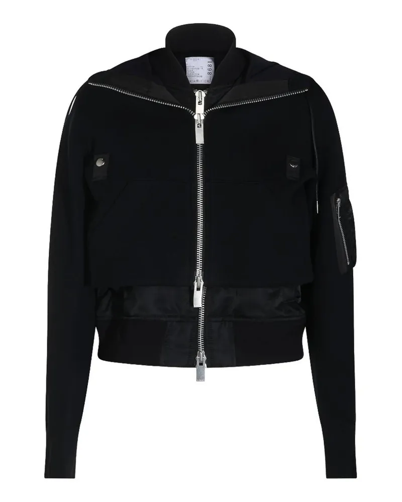 Sacai Sweatshirt - Schwarz Schwarz