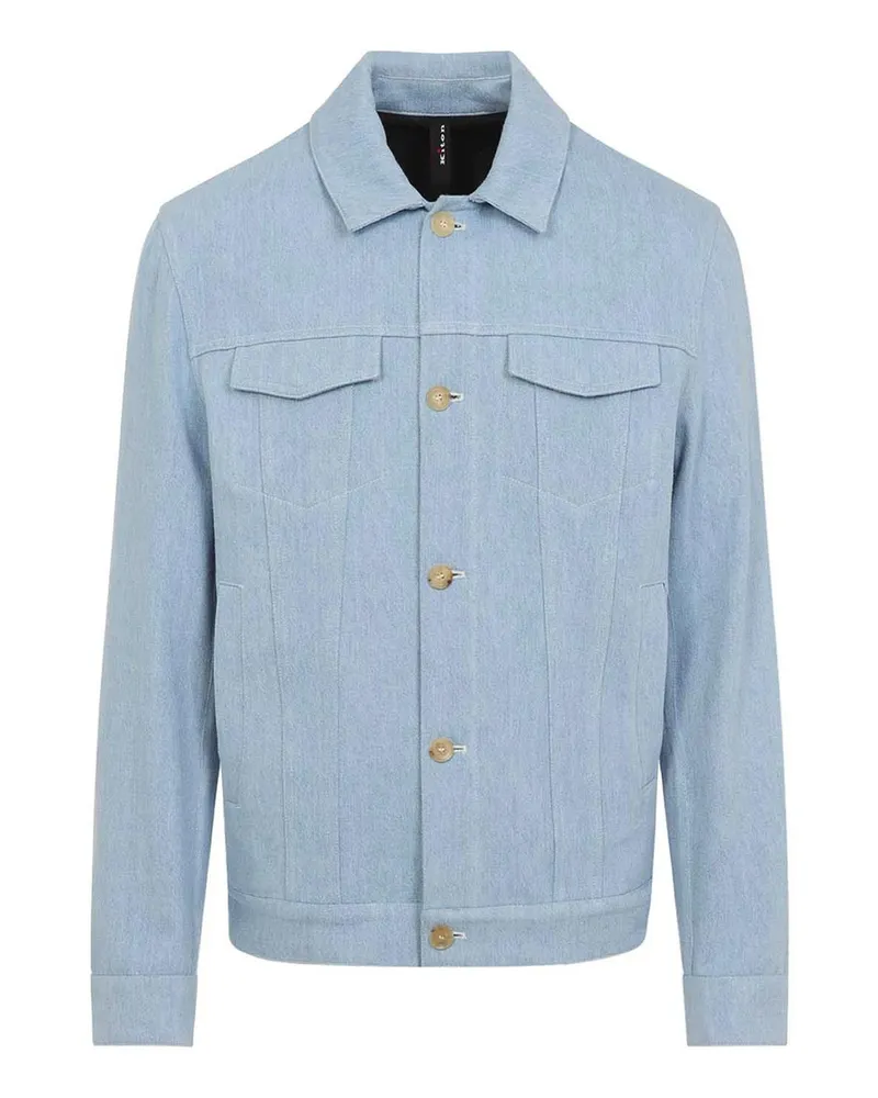 Kiton Casualjacke - Blau Blau