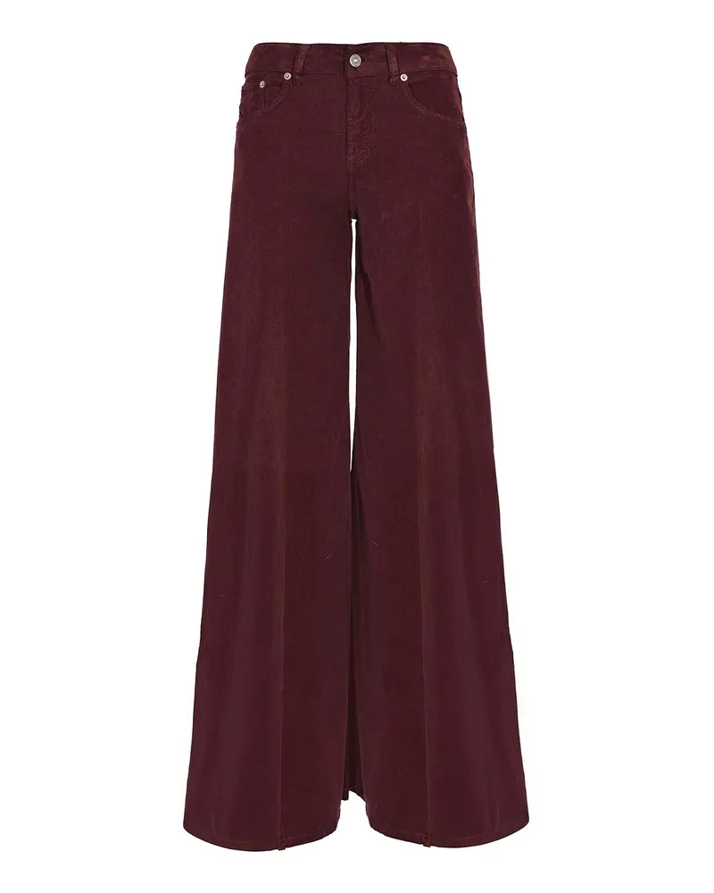 Dondup Straight Leg Jeans - Rot Rot