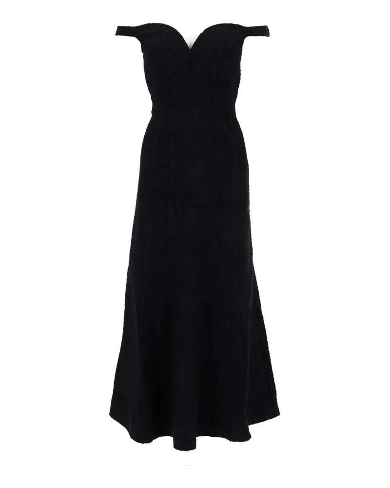 Self-Portrait Maxikleid - Schwarz Schwarz