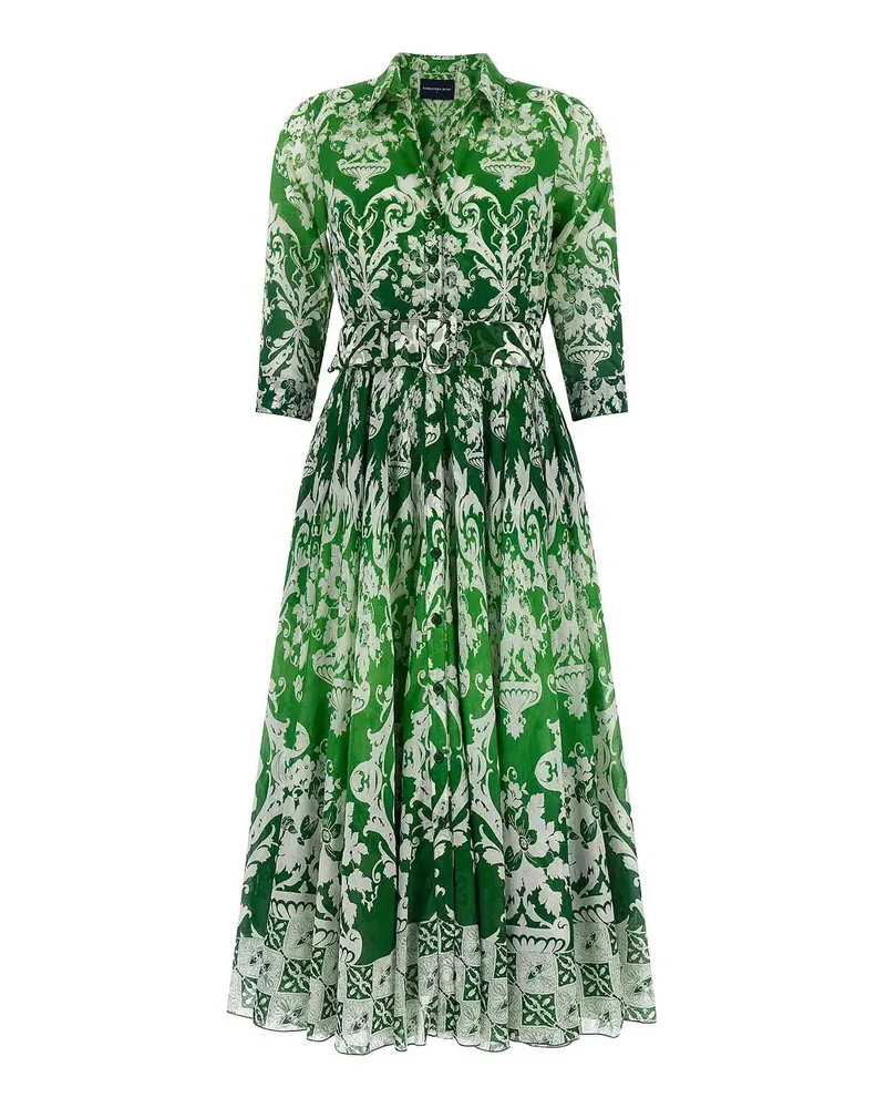 Samantha Sung Knielanges Kleid - Grün Grün