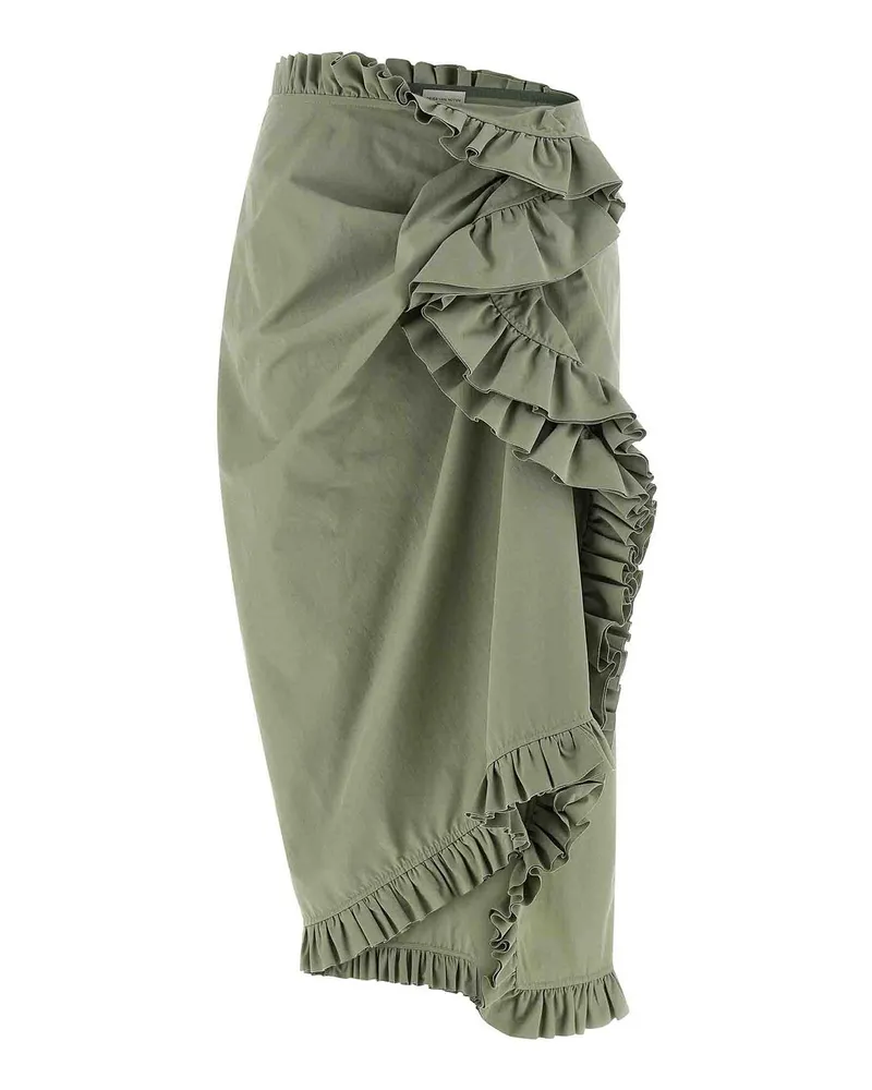 Dries van Noten Midirock - Grün Grün