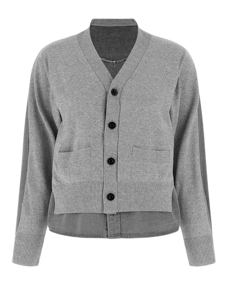 Sacai Cardigan - Grau Grau
