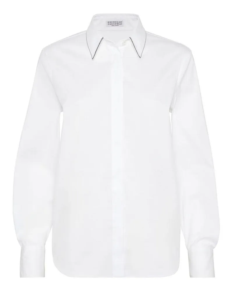 Brunello Cucinelli Hemd - Weiß Weiß