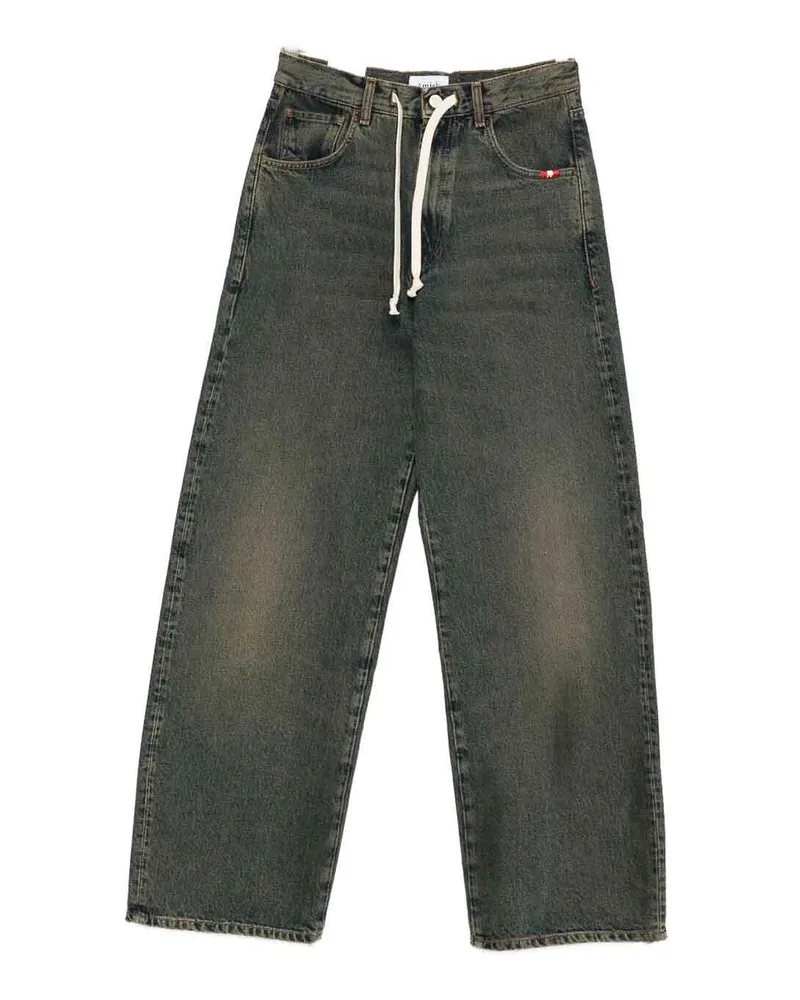 Amish Straight Leg Jeans - Denim Denim