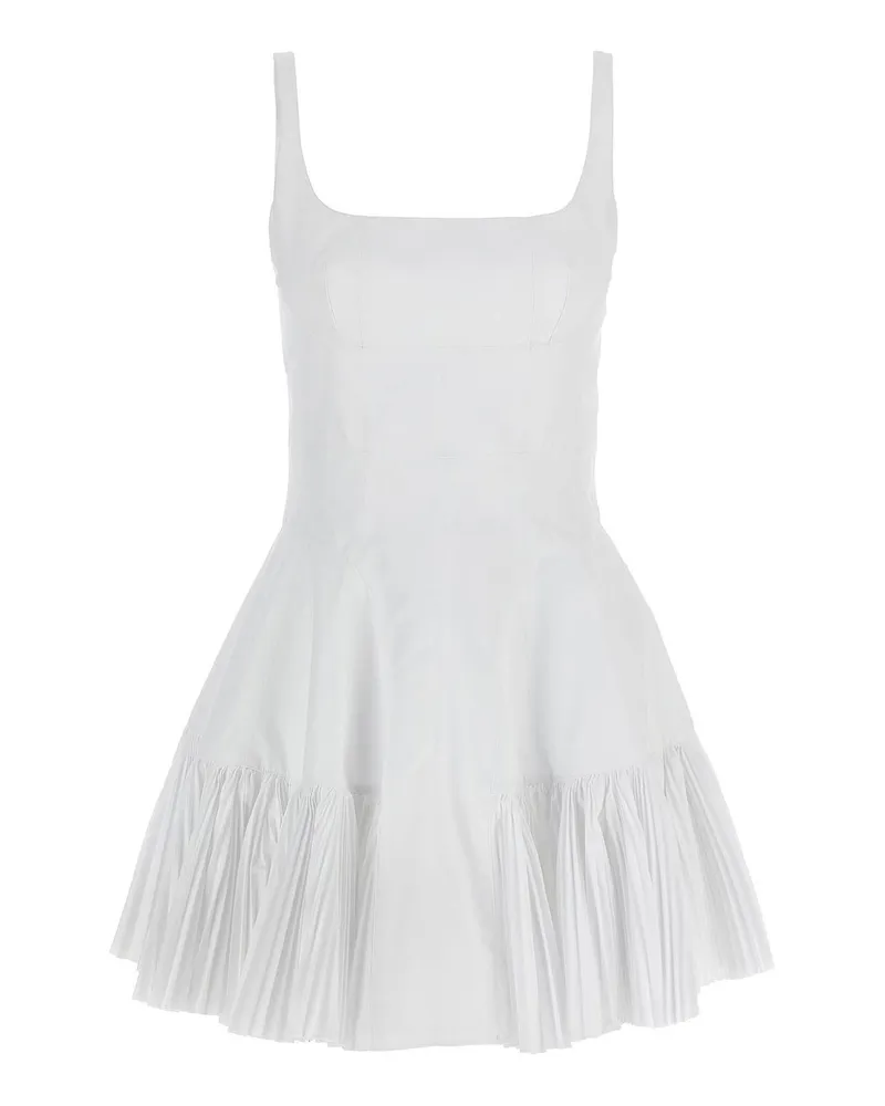 Giovanni Bedin Knielanges Kleid - Weiß Weiß