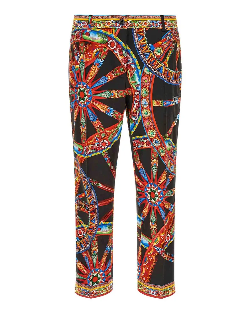 Dolce & Gabbana Casual Hose - Bunt Bunt