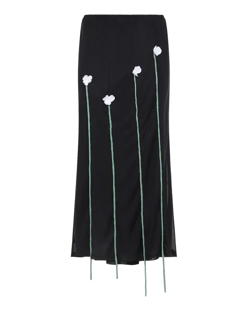 Moschino Midirock - Schwarz Schwarz