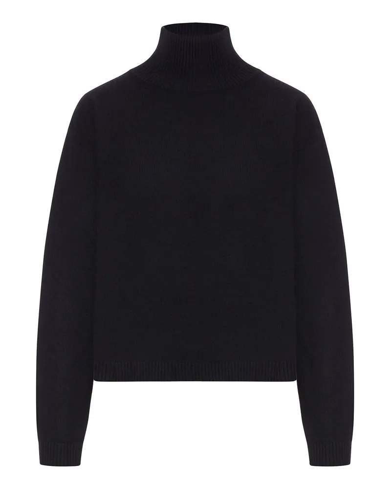 Max Mara Rollkragenpullover - Schwarz Schwarz