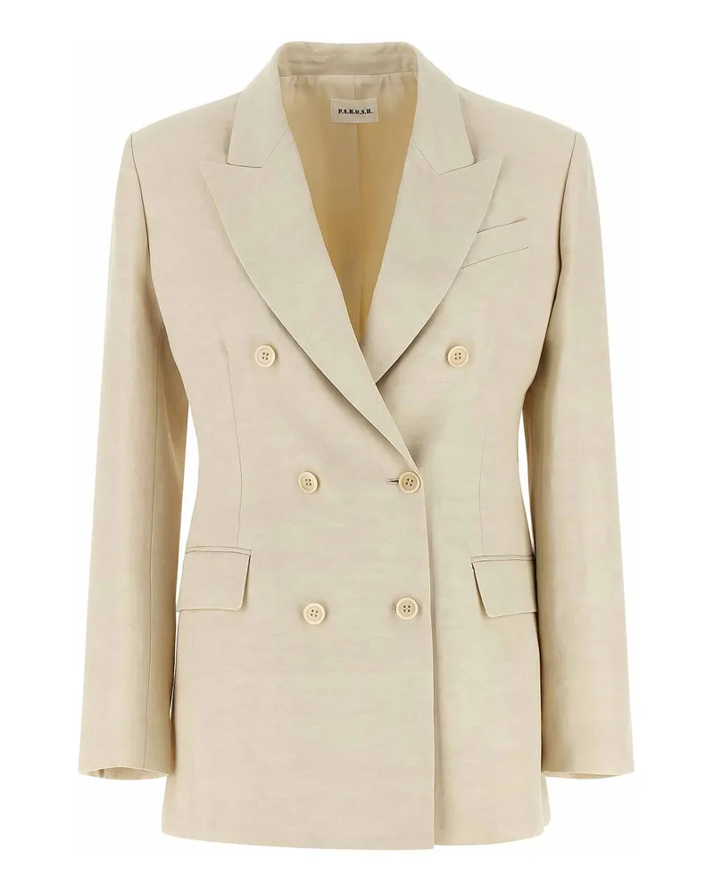 P.A.R.O.S.H. P. A.R. O H. Blazer - Beige Beige