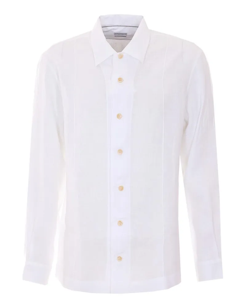 Brunello Cucinelli Hemd - Weiß Weiß