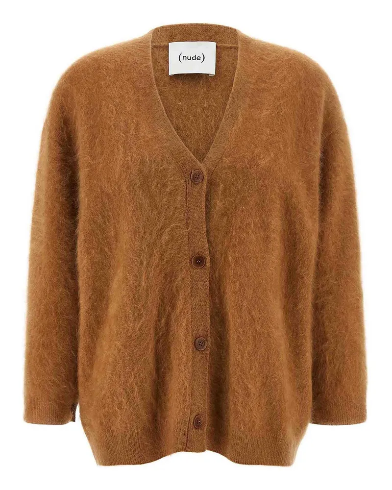 NUDE Cardigan - Braun Braun
