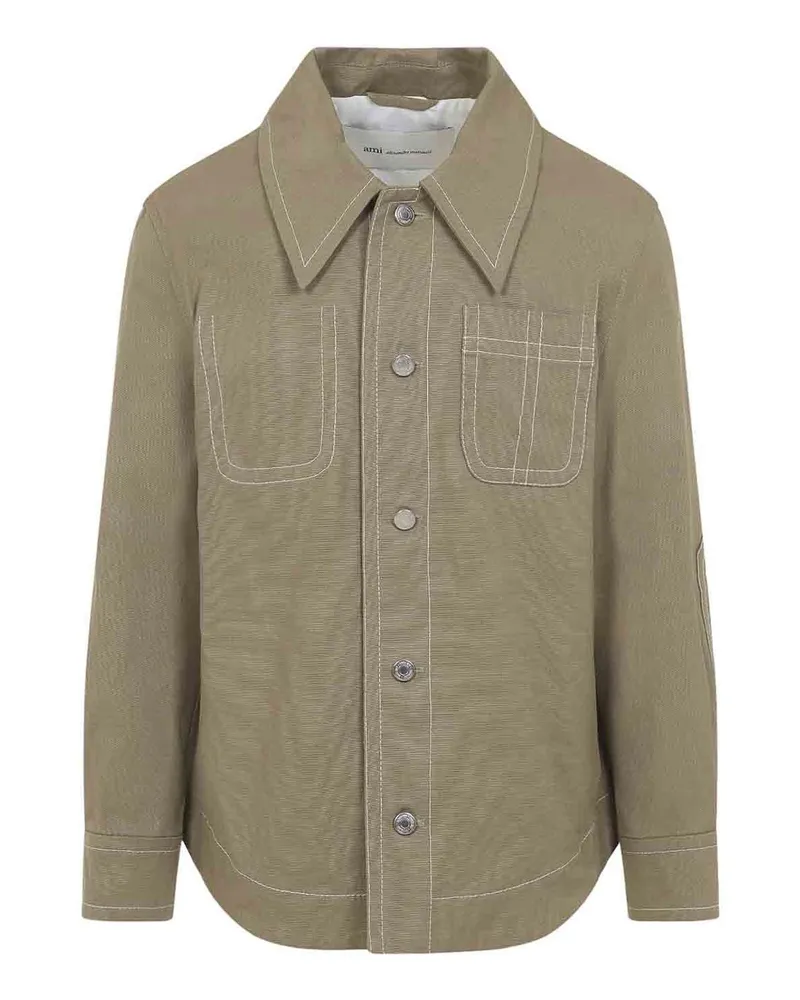 AMI Paris Casualjacke - Beige Beige