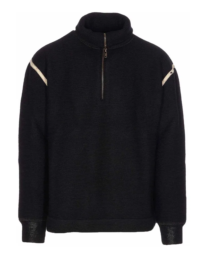 Maison Margiela Rundhalspullover - Schwarz Schwarz