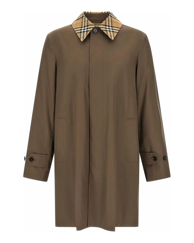 Burberry Langer Mantel - Braun Braun