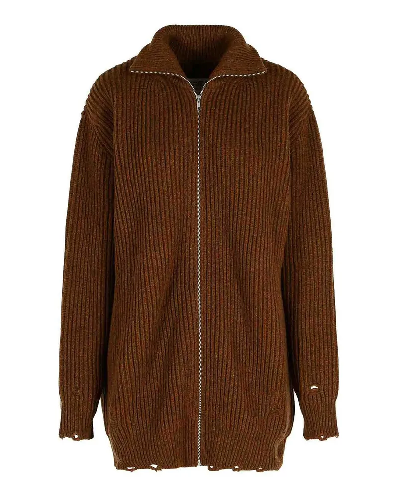 Maison Margiela Rundhalspullover - Braun Braun