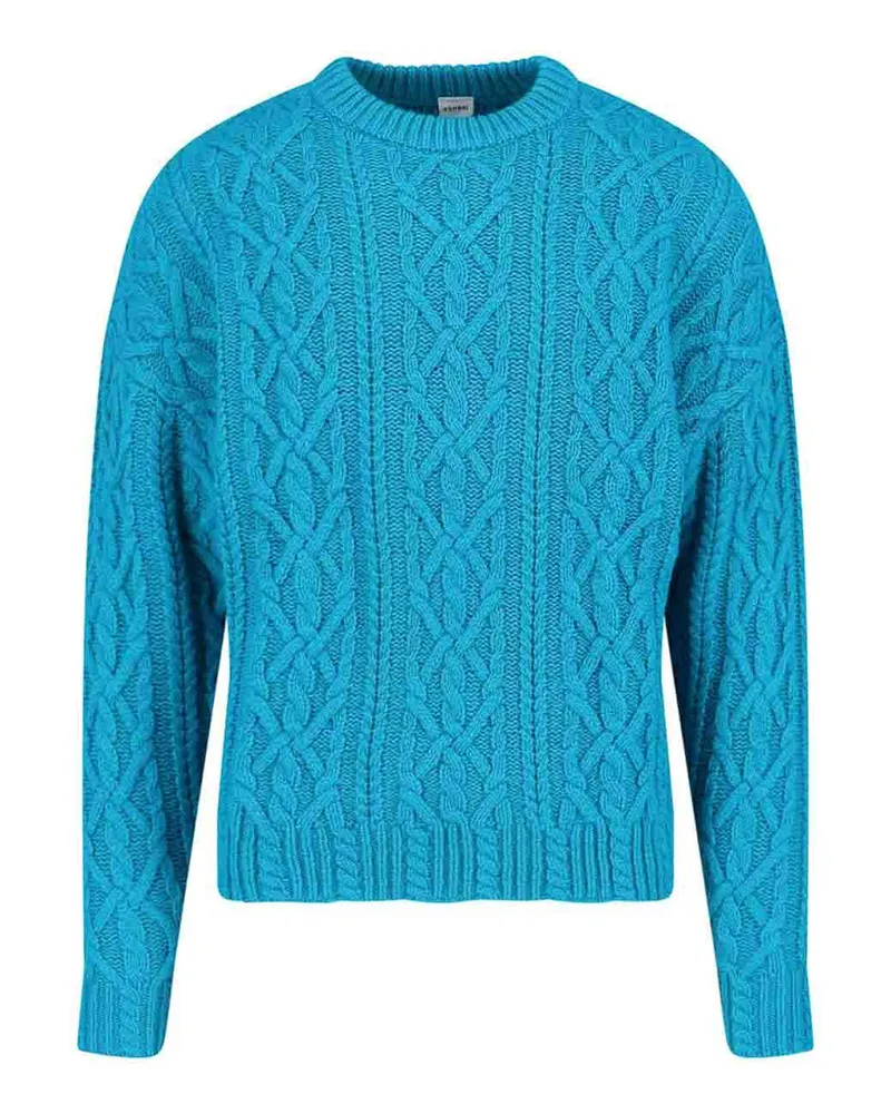 ASPESI Rundhalspullover - Blau Blau