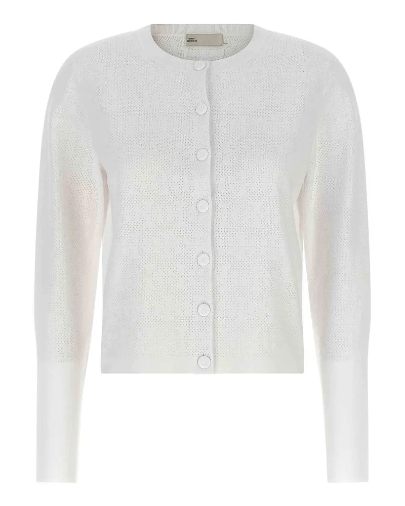 Tory Burch Cardigan - Weiß Weiß