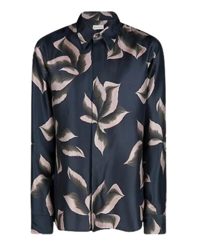 Dries van Noten Hemd - Blau Blau
