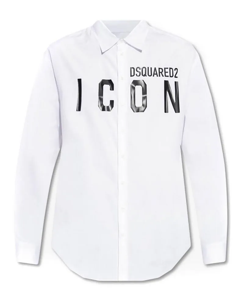 Dsquared2 Hemd - Weiß Weiß