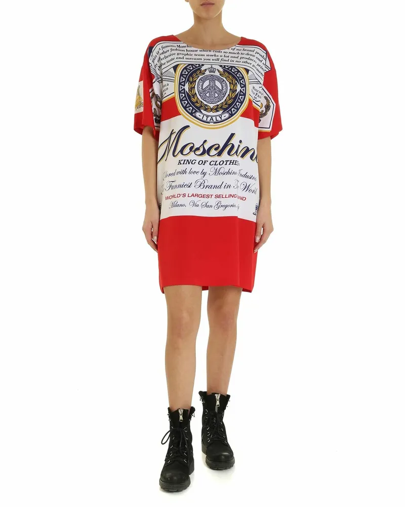 Moschino Kurzes Kleid - Rot Rot