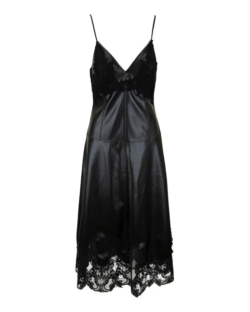 Elisabetta Franchi Knielanges Kleid - Schwarz Schwarz