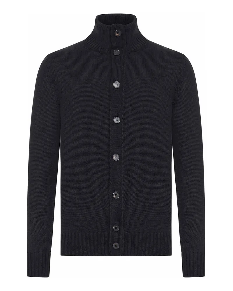 Zanone Cardigan - Schwarz Schwarz